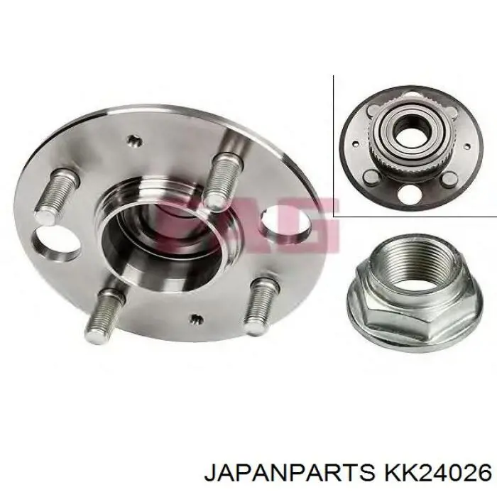 KK24026 Japan Parts маточина задня