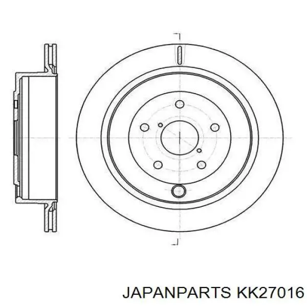 Маточина заднього колеса Japan Parts KK27016