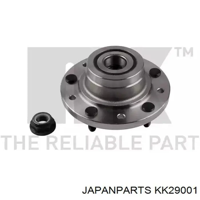 Підшипник піввісі заднього моста, зовнішній KK29001 Japan Parts