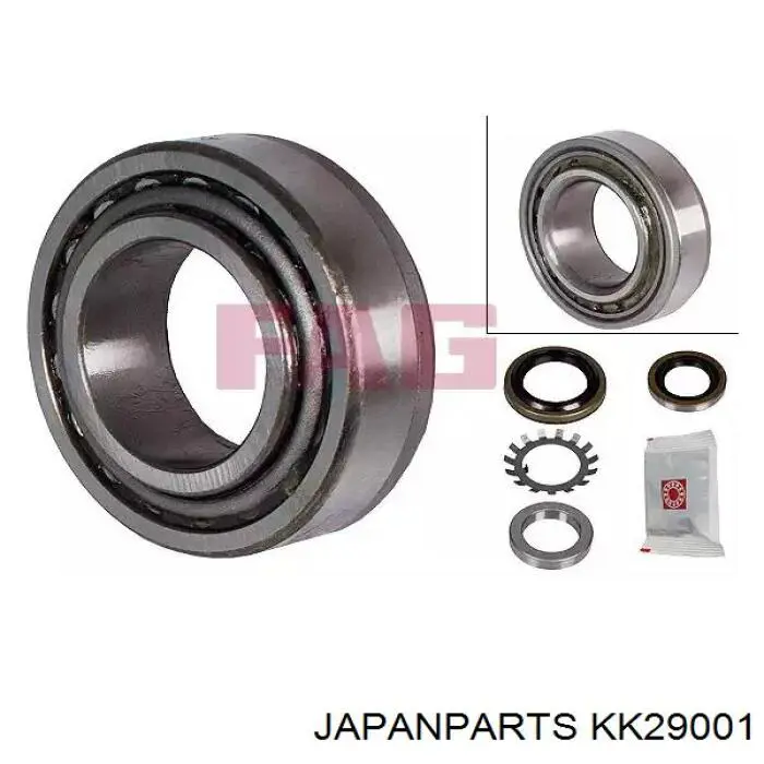 Підшипник півосі заднього моста, зовнішній Japan Parts KK29001