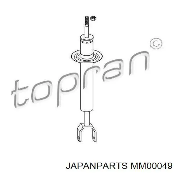 MM00049 Japan Parts амортизатор передній