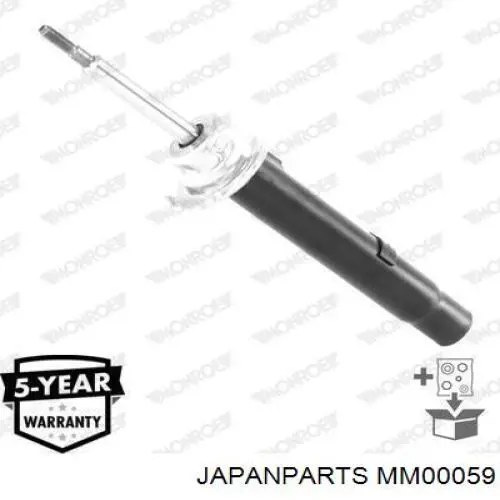 Амортизатор передній, правий Japan Parts MM00059 ціна, від 47.30 USD