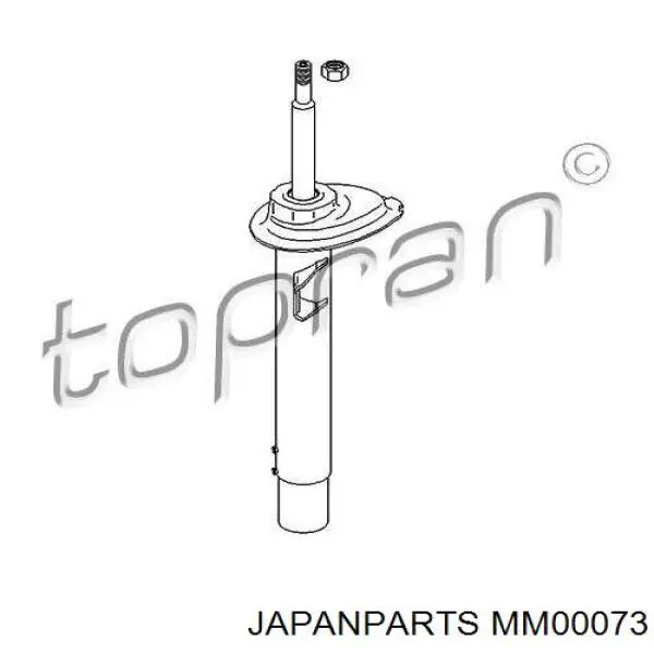 Амортизатора передній лівий MM00073 Japan Parts