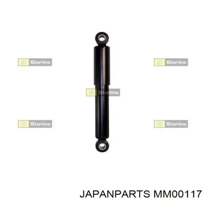Задній амортизатор Japan Parts MM00117