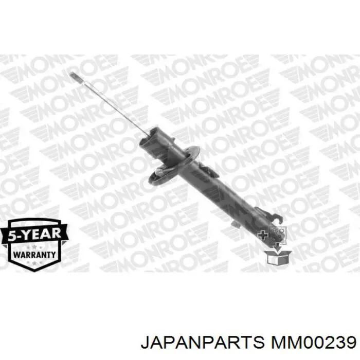 Амортизатора передній лівий MM00239 Japan Parts