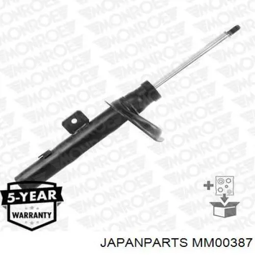 Амортизатор передній, правий MM00387 Japan Parts