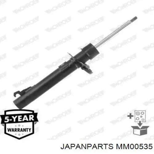 MM00535 Japan Parts амортизатор передній, правий