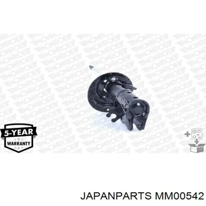 Амортизатор передній, правий MM00542 Japan Parts