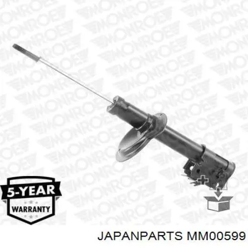 MM00599 Japan Parts амортизатор передній, правий