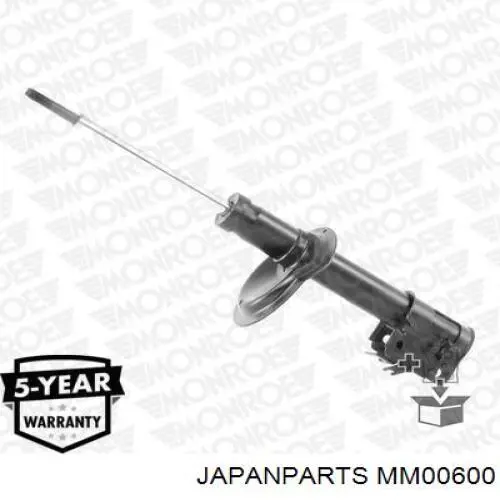 MM00600 Japan Parts амортизатор передній, лівий
