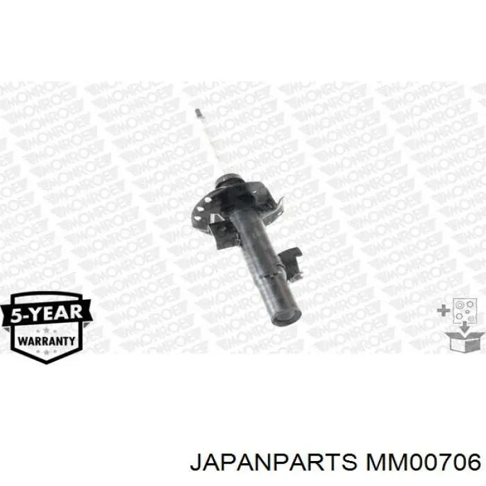 Купити MM00706 Japan Parts Амортизатор передній, правий