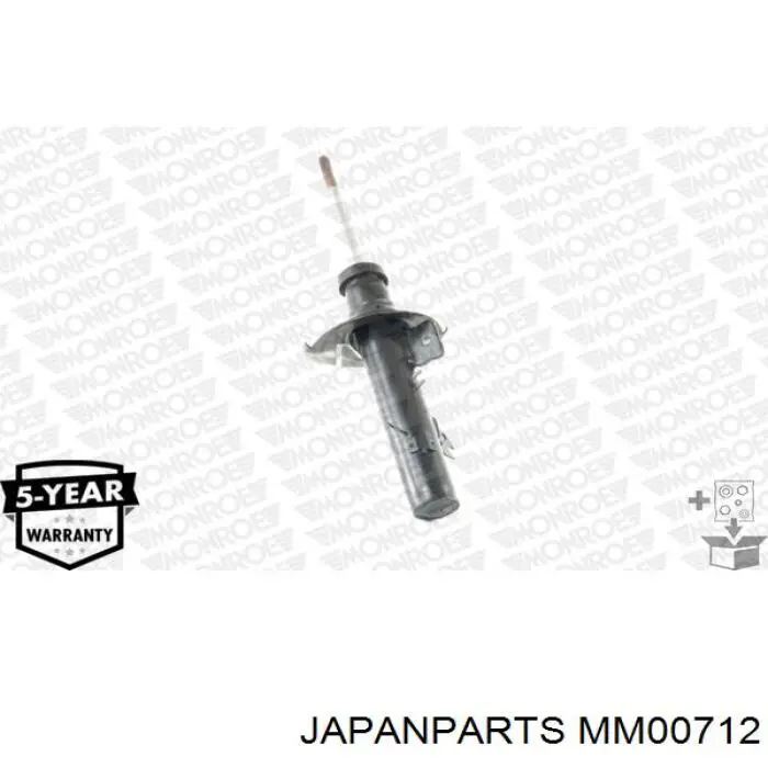 Амортизатор передній, правий MM00712 Japan Parts
