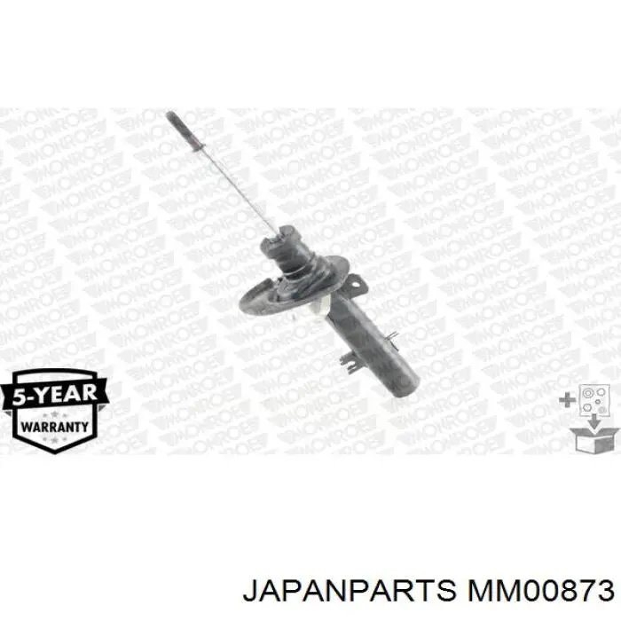 Амортизатор передній, правий MM00873 Japan Parts