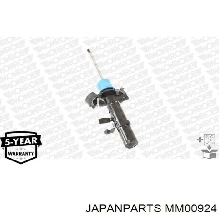Амортизатор передній, правий MM00924 Japan Parts