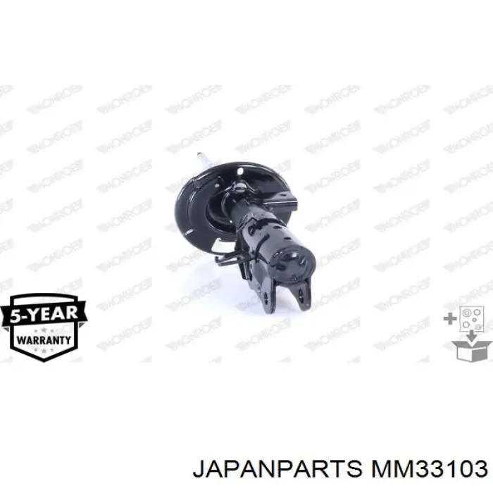 MM33103 Japan Parts амортизатор передній, правий