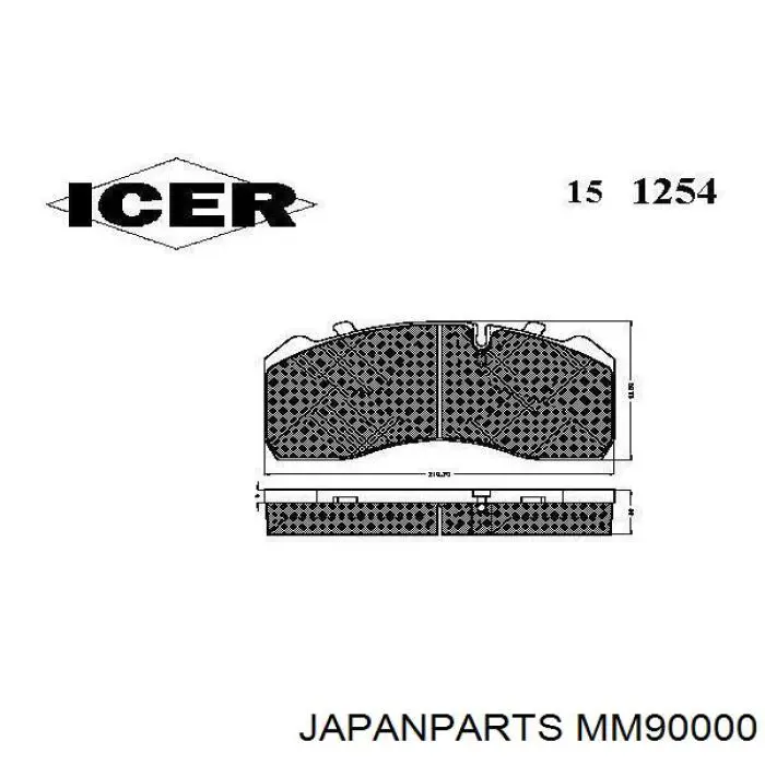 Амортизатори передні Japan Parts MM90000