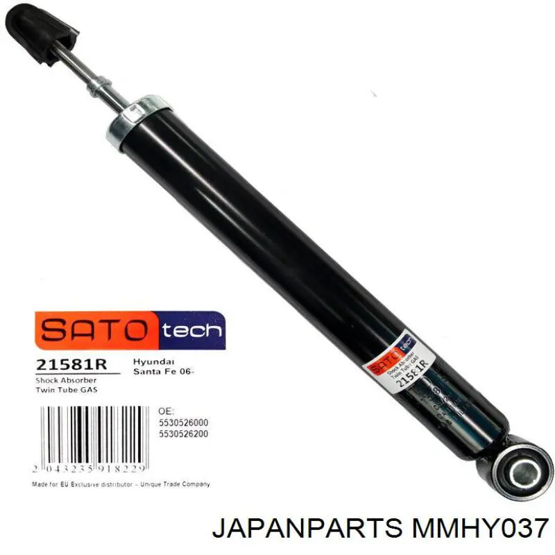 Задній амортизатор Japan Parts MMHY037