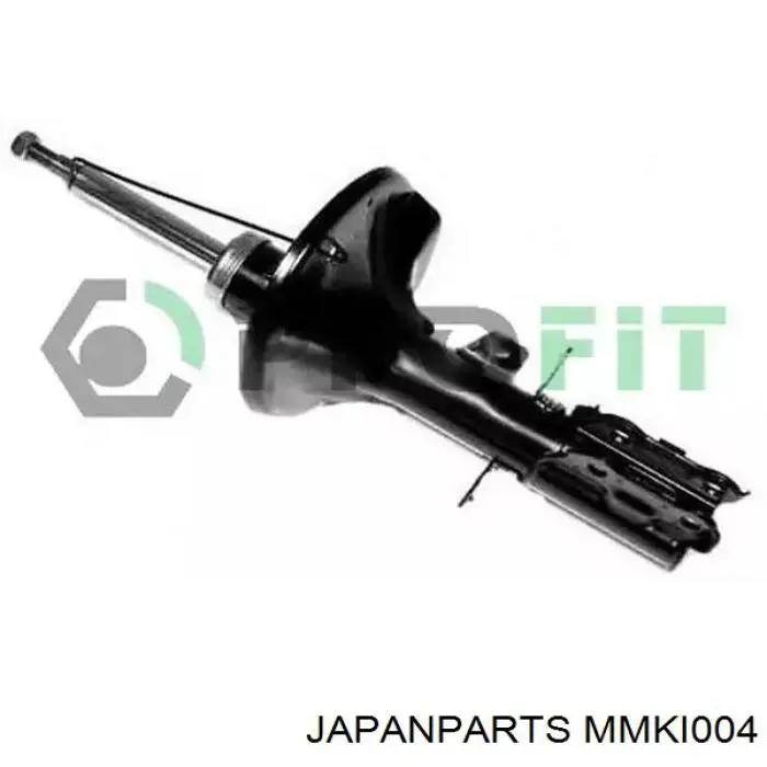 MMKI004 Japan Parts амортизатор передній, правий