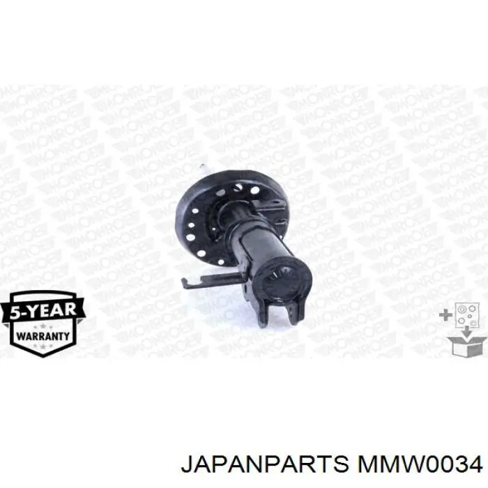 Амортизатор передній, правий Japan Parts MMW0034 ціна, від 52.90 USD