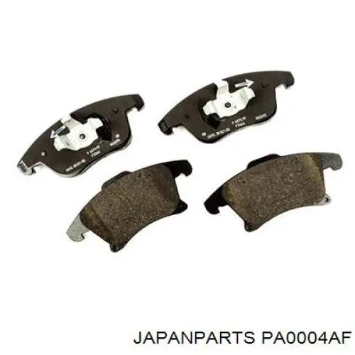 Колодки гальмівні передні, дискові PA0004AF Japan Parts