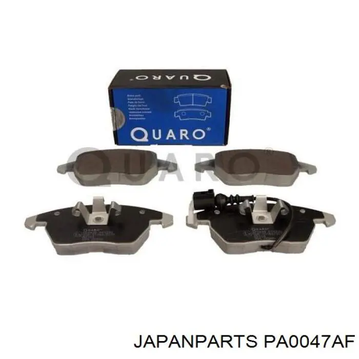 Передні тормозні колодки PA0047AF Japan Parts