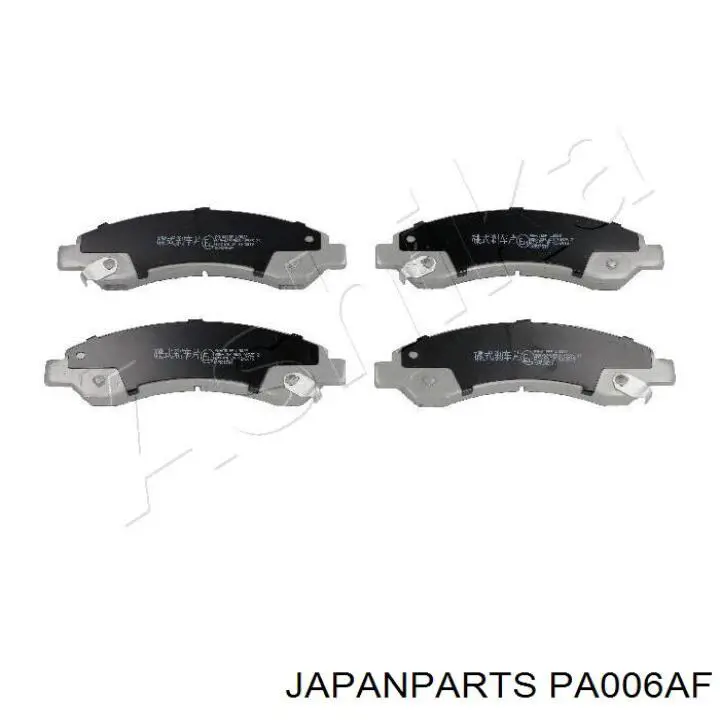 PA006AF Japan Parts Передні гальмівні колодки