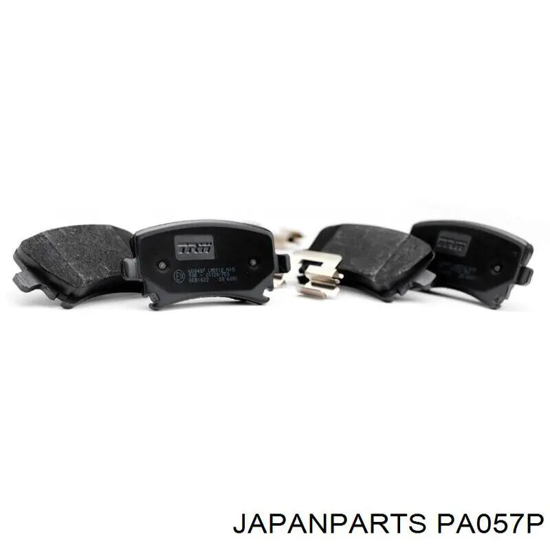 PA057P Japan Parts колодки гальмівні передні, дискові