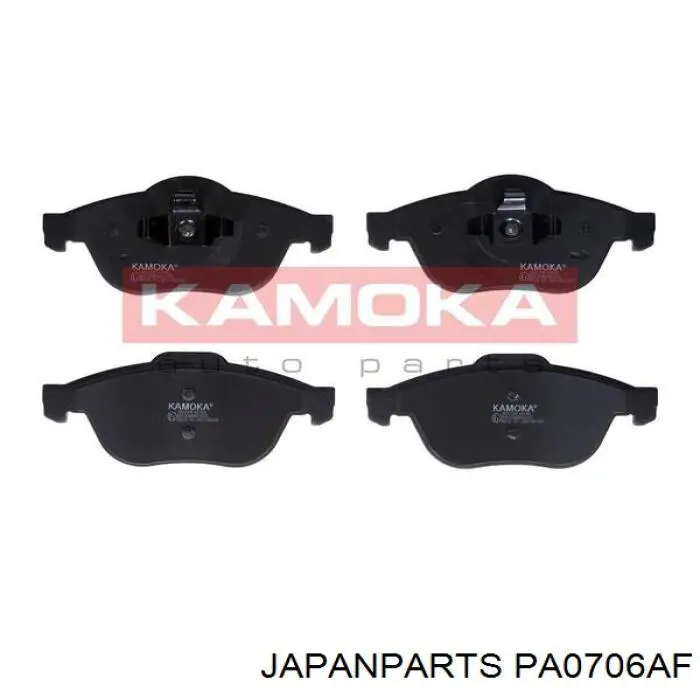 Купити PA0706AF Japan Parts Колодки гальмівні передні, дискові
