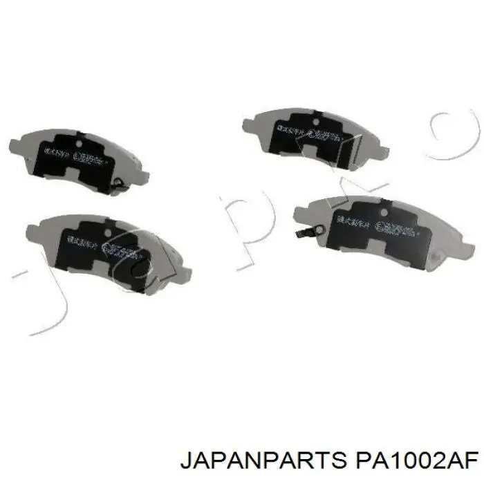 Передні тормозні колодки PA1002AF Japan Parts