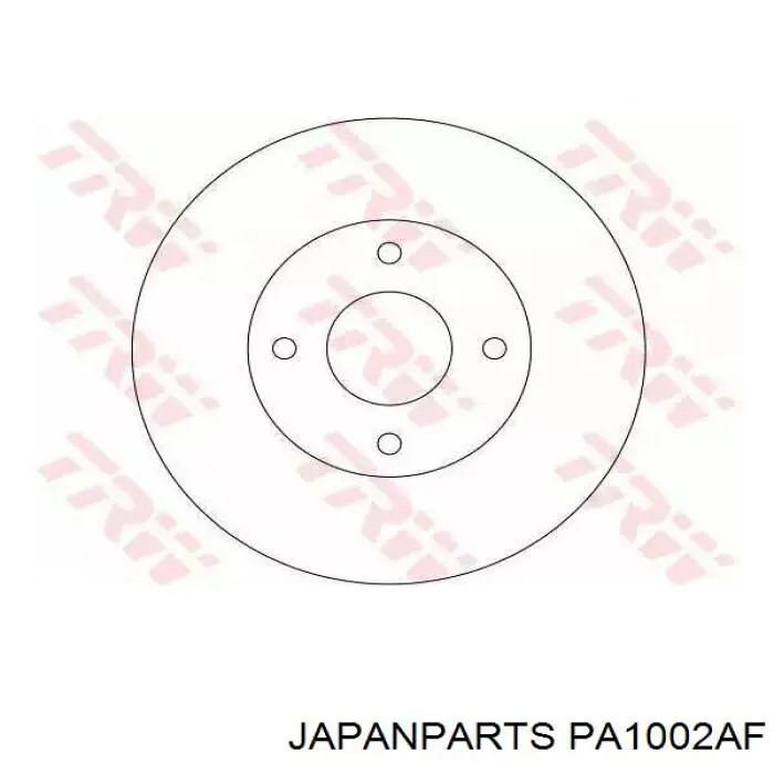 Тормозні колодки Japan Parts PA1002AF
