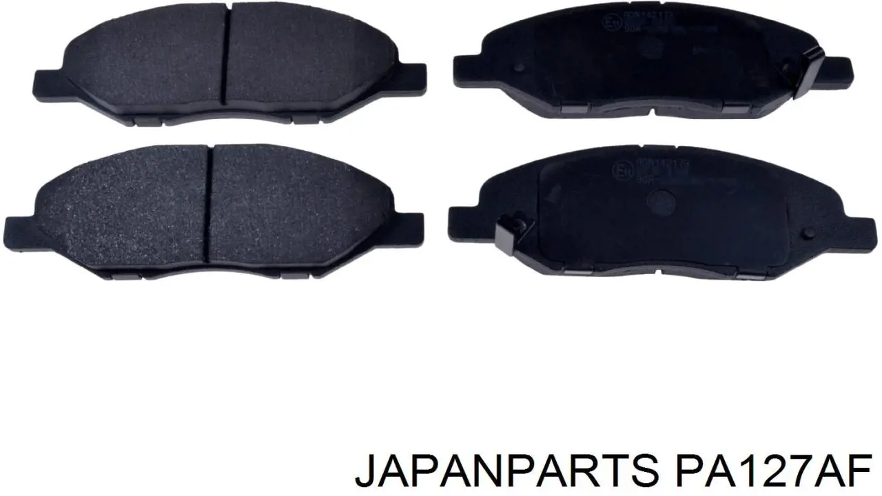 Колодки гальмівні передні, дискові PA127AF Japan Parts