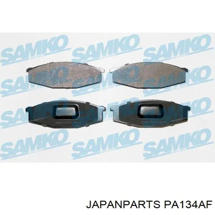 Колодки гальмівні передні, дискові PA134AF Japan Parts