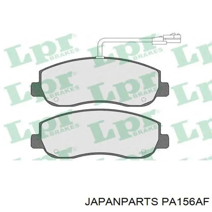 Передні тормозні колодки PA156AF Japan Parts