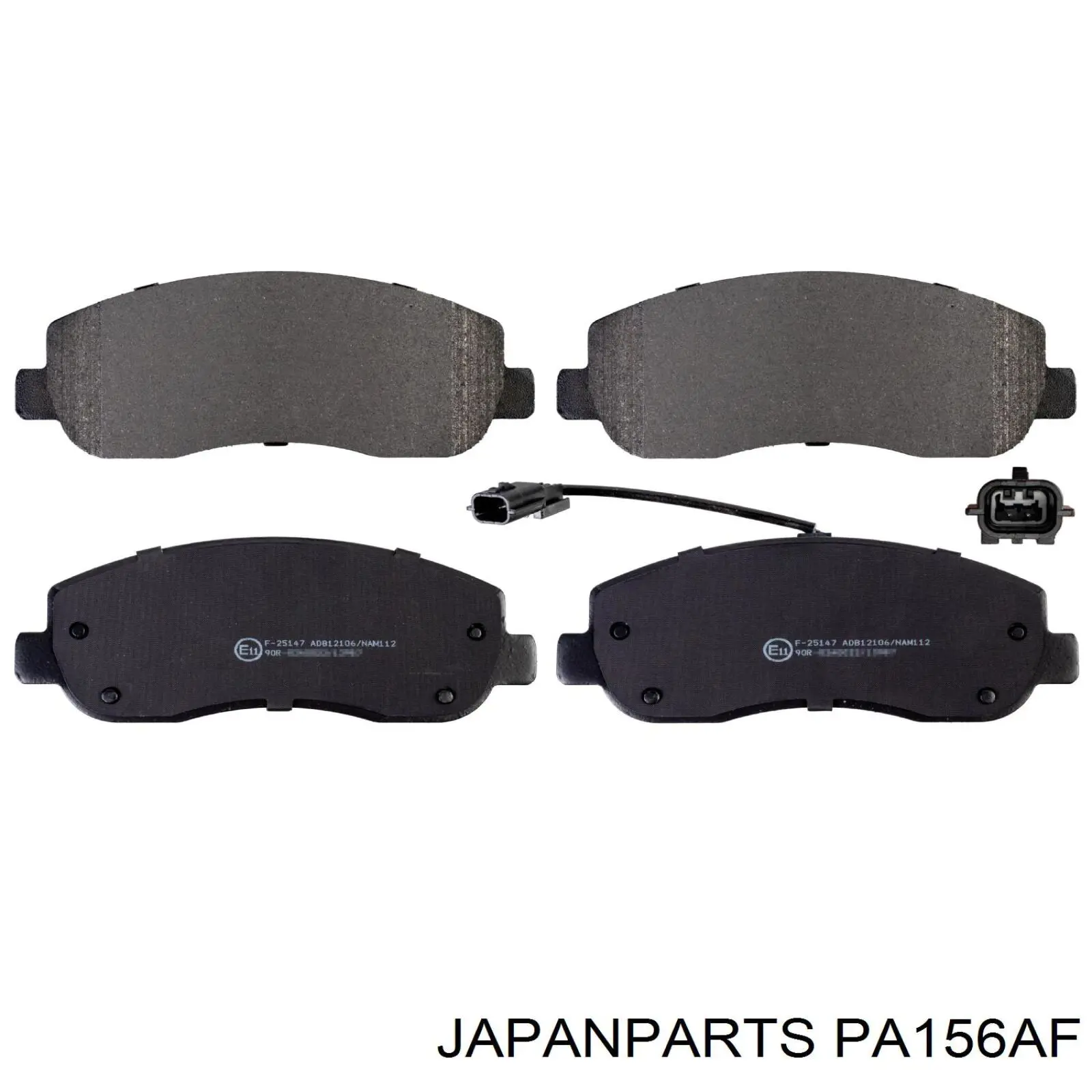 Тормозні колодки Japan Parts PA156AF