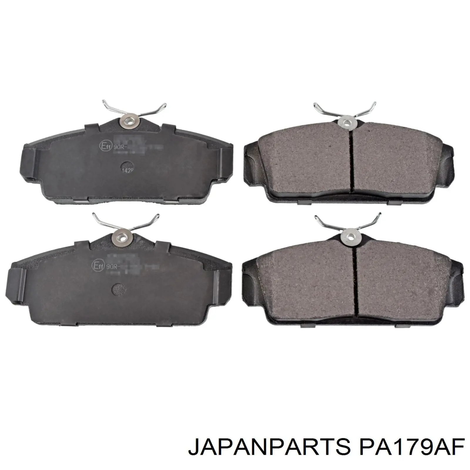 PA179AF Japan Parts колодки гальмівні передні, дискові