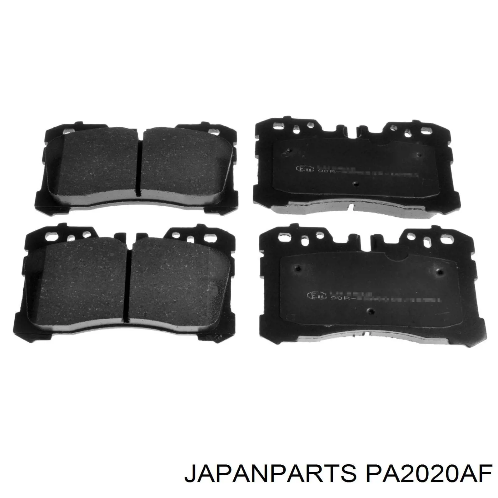 Купити PA2020AF Japan Parts Колодки гальмівні передні, дискові