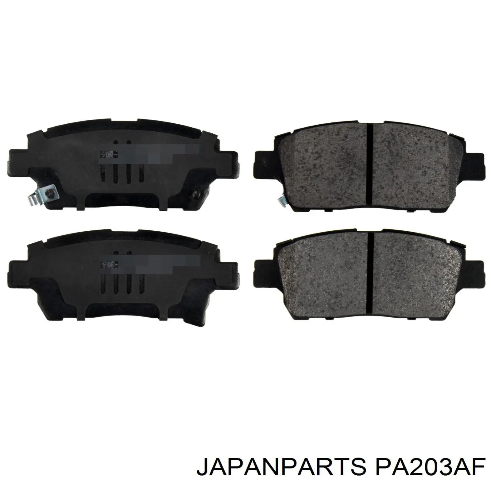PA203AF Japan Parts колодки гальмівні передні, дискові