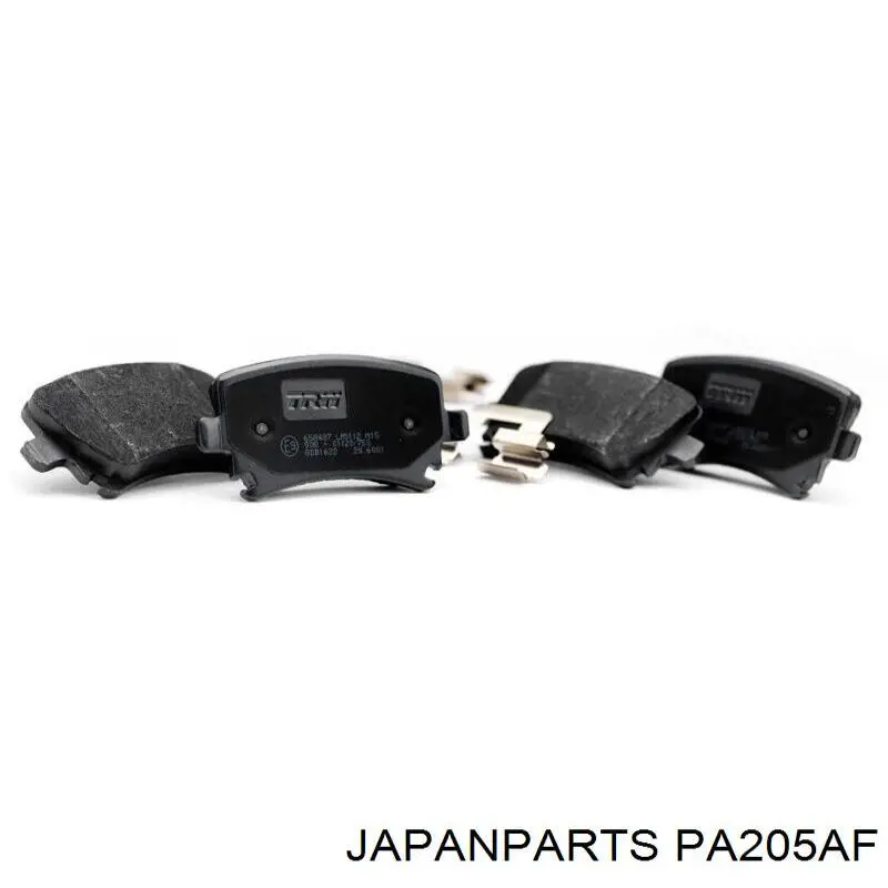 Тормозні колодки Japan Parts PA205AF
