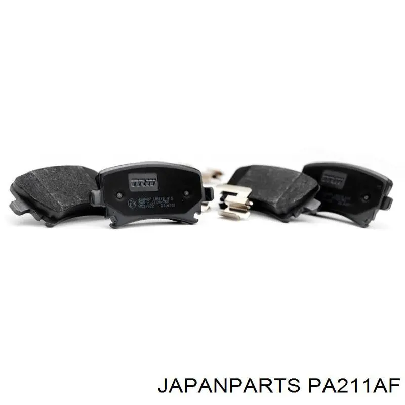 Гальмівні колодки Japan Parts PA211AF ціна, від 17.87 USD
