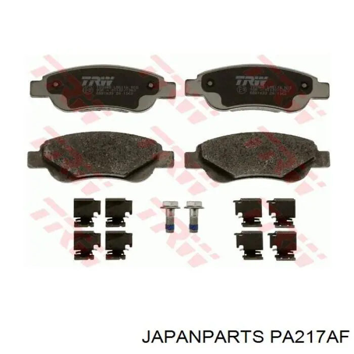 Передні тормозні колодки PA217AF Japan Parts
