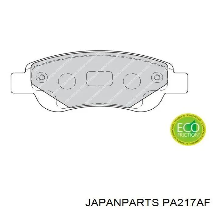 Тормозні колодки Japan Parts PA217AF