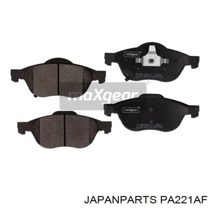 PA221AF Japan Parts колодки гальмівні передні, дискові