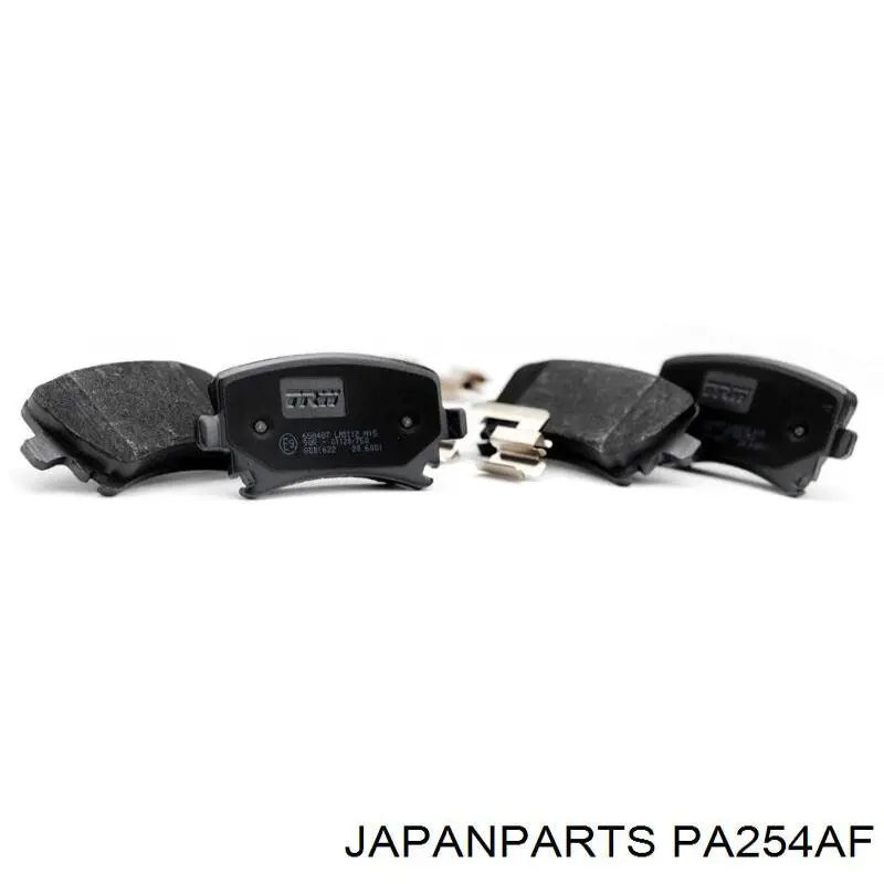 Передні тормозні колодки PA254AF Japan Parts