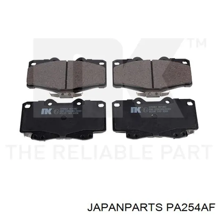 Гальмівні колодки Japan Parts PA254AF ціна, від 15.12 USD