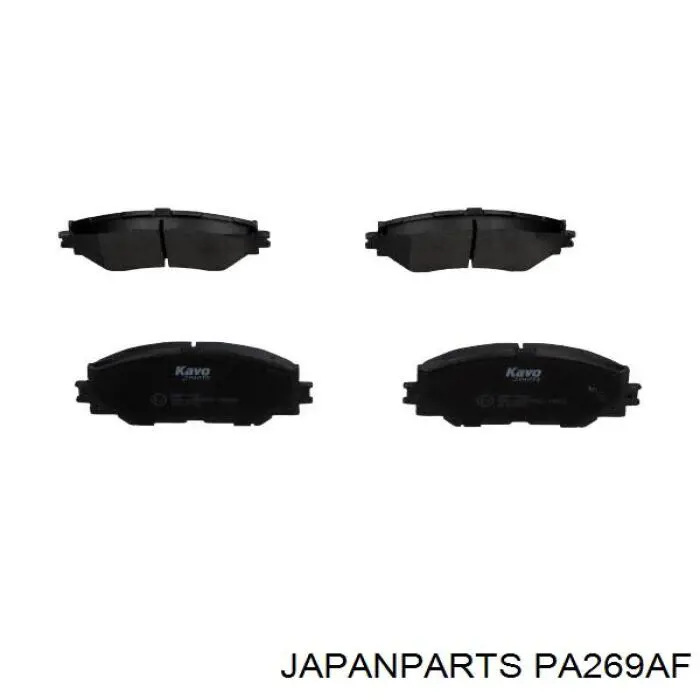 PA269AF Japan Parts Передні гальмівні колодки