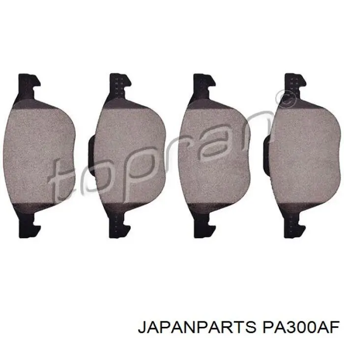 Гальмівні колодки Japan Parts PA300AF ціна, від 20.98 USD