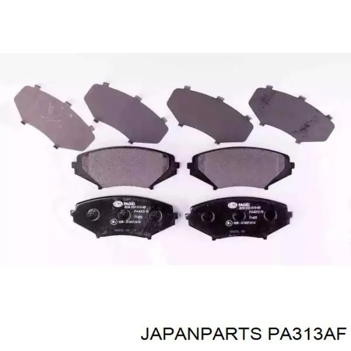 Передні тормозні колодки PA313AF Japan Parts