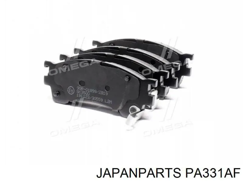 PA331AF Japan Parts Передні гальмівні колодки