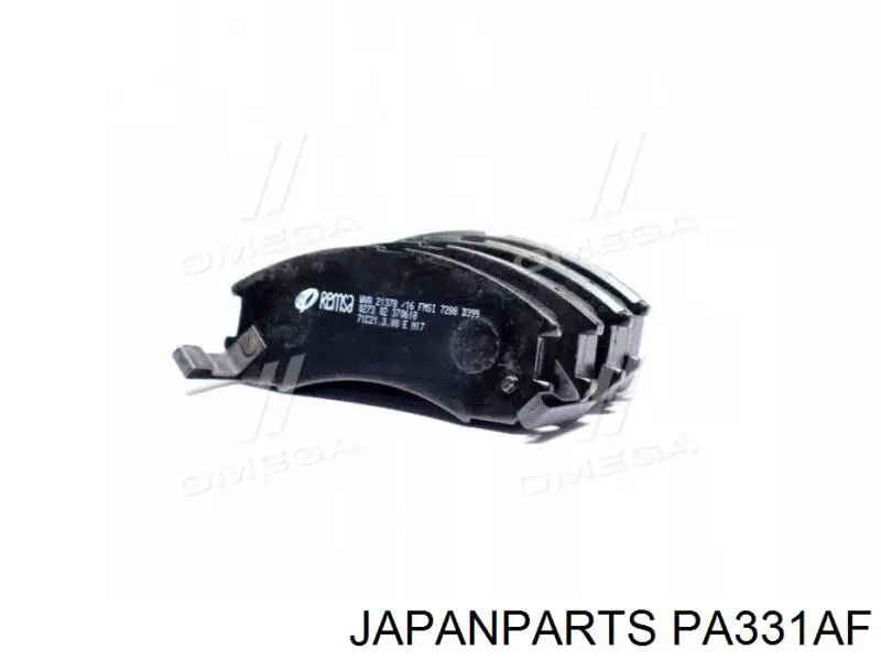 Гальмівні колодки Japan Parts PA331AF ціна, від 16.91 USD