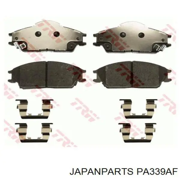Передні тормозні колодки PA339AF Japan Parts